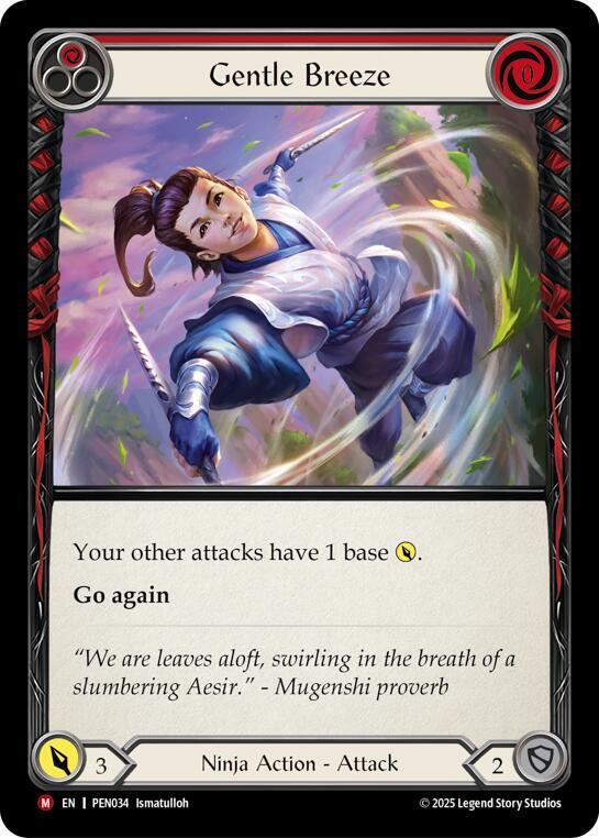 Gentle Breeze (Red), Compendium of Rathe PEN034