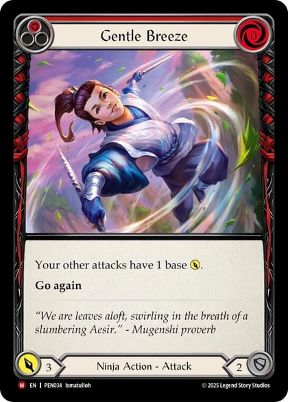 Gentle Breeze (Red), Compendium of Rathe PEN034