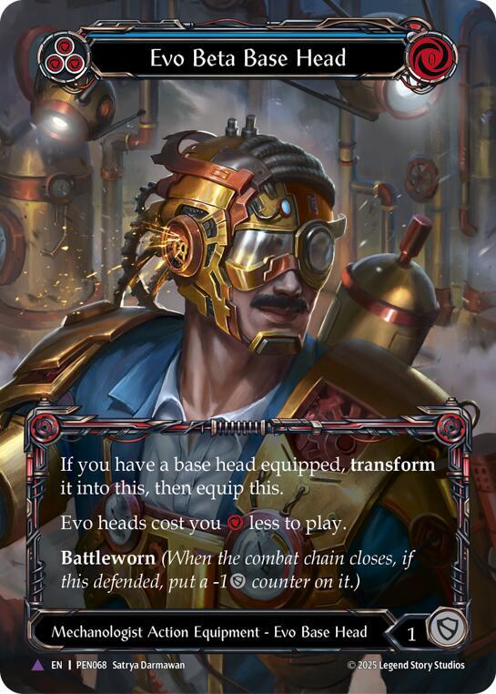 Evo Beta Base Head (Blue) (Marvel), Compendium of Rathe PEN068