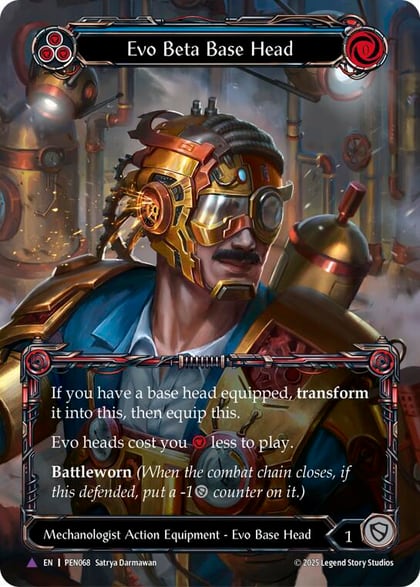 Evo Beta Base Head (Blue) (Marvel), Compendium of Rathe PEN068