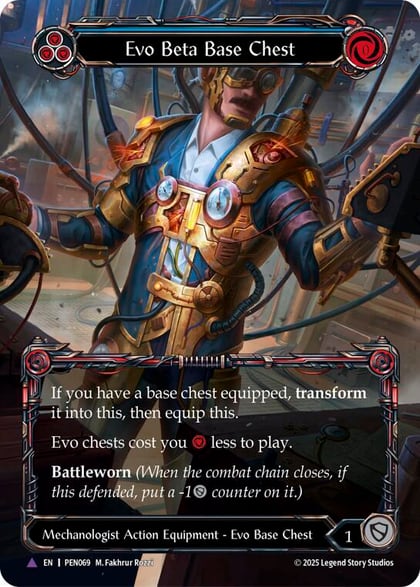 Evo Beta Base Chest (Blue) (Marvel), Compendium of Rathe PEN069