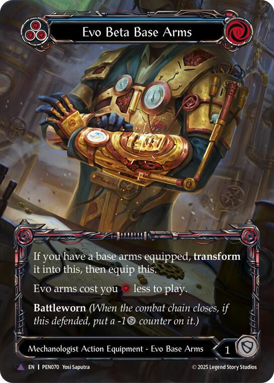 Evo Beta Base Arms (Blue) (Marvel), Compendium of Rathe PEN070