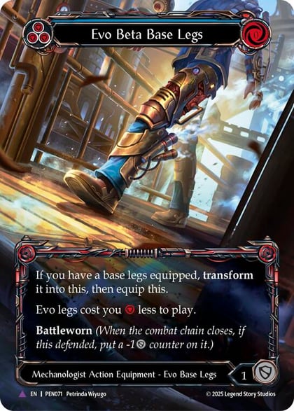 Evo Beta Base Legs (Blue) (Marvel), Compendium of Rathe PEN071