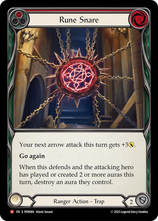 Rune Snare (Red), Compendium of Rathe PEN084