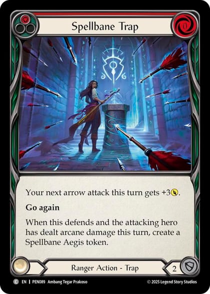 Spellbane Trap (Red), Compendium of Rathe PEN089