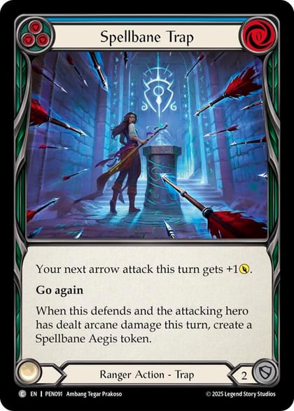 Spellbane Trap (Blue), Compendium of Rathe PEN091