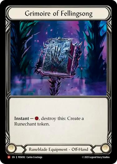 Grimoire of Fellingsong, Compendium of Rathe PEN092