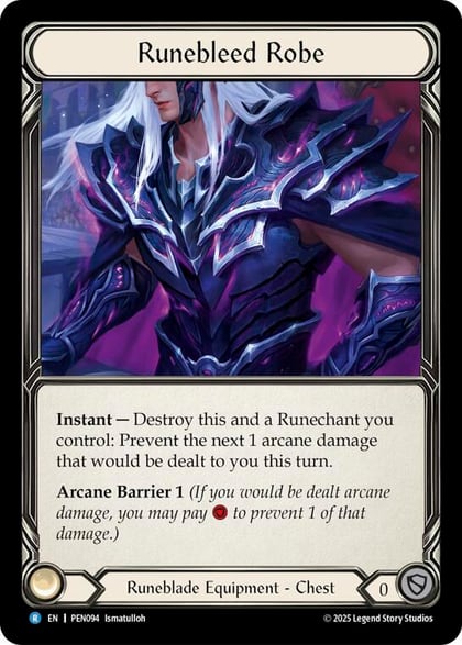 Runebleed Robe, Compendium of Rathe PEN094