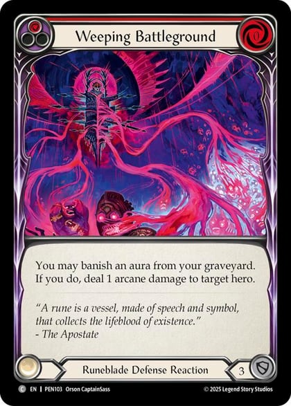 Weeping Battleground (Red), Compendium of Rathe PEN103