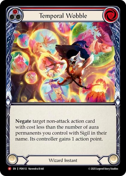 Temporal Wobble (Red), Compendium of Rathe PEN112