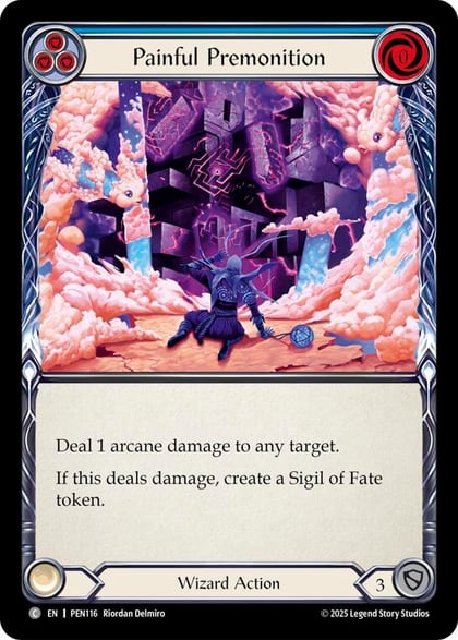 Painful Premonition (Blue), Compendium of Rathe PEN116