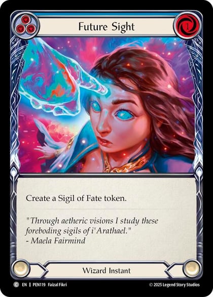 Future Sight (Blue), Compendium of Rathe PEN119