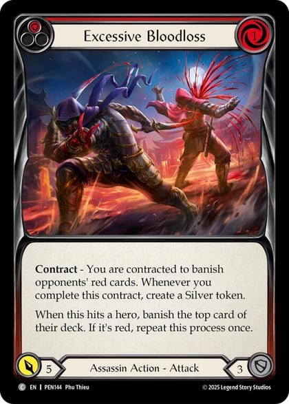 Excessive Bloodloss (Red), Compendium of Rathe PEN144