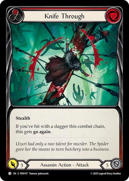 Knife Through (Red), Compendium of Rathe PEN147