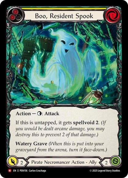 Boo, Resident Spook (Yellow), Compendium of Rathe PEN156