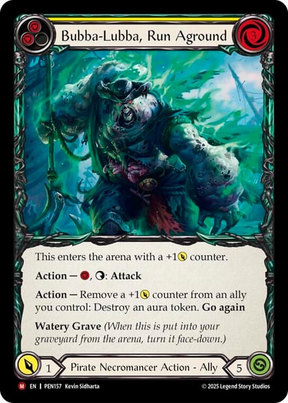 Bubba Lubba Run Aground (Yellow), Compendium of Rathe PEN157