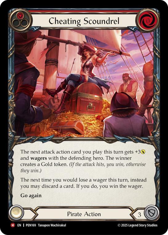 Cheating Scoundrel (Red), Compendium of Rathe PEN169