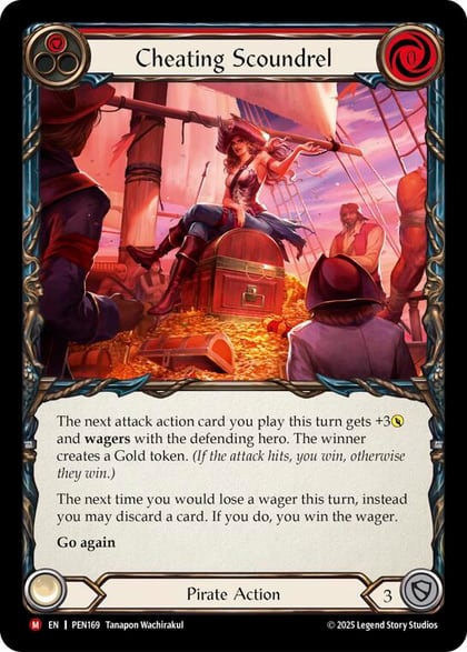 Cheating Scoundrel (Red), Compendium of Rathe PEN169