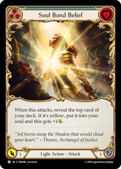 Soul Bond Belief (Blue), Compendium of Rathe PEN188