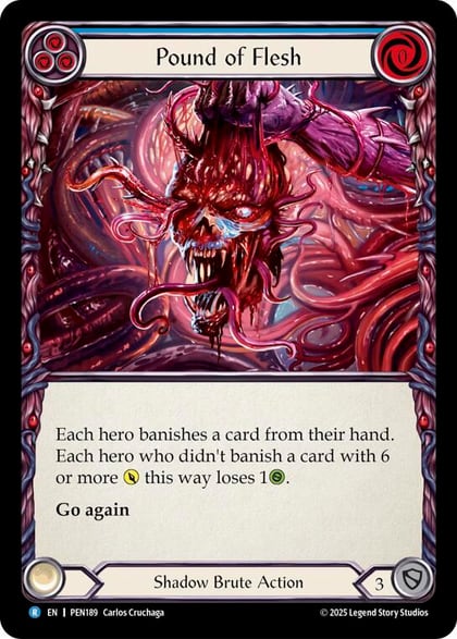 Pound Of Flesh (Blue), Compendium of Rathe PEN189