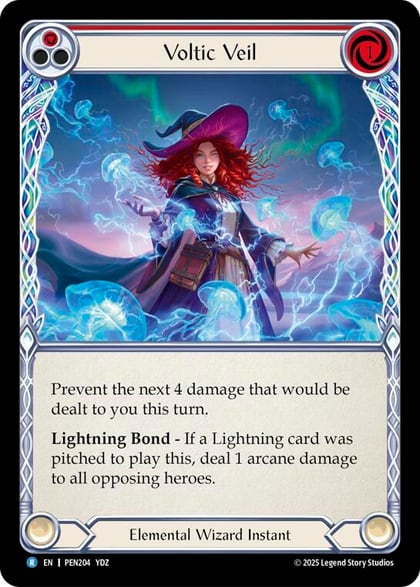 Voltic Veil (Red), Compendium of Rathe PEN204