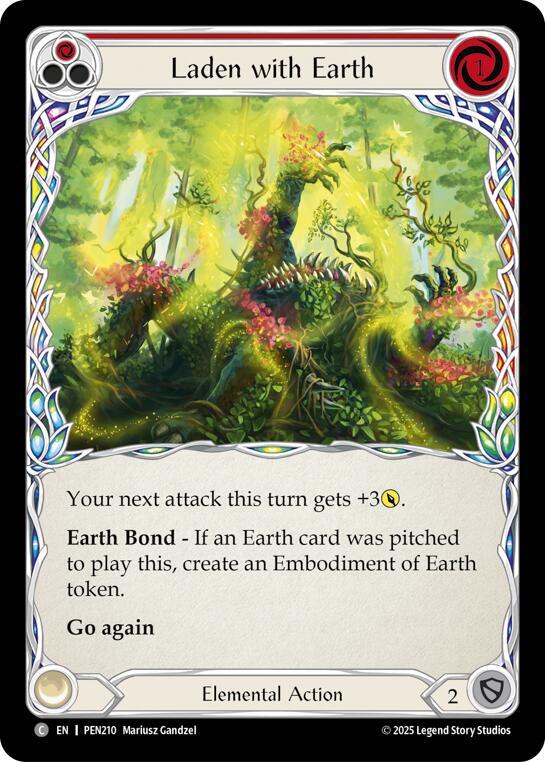 Laden With Earth (Red), Compendium of Rathe PEN210