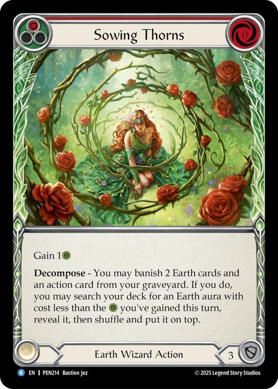 Sowing Thorns (Red), Compendium of Rathe PEN214