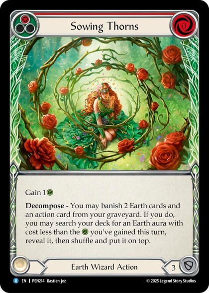 Sowing Thorns (Red), Compendium of Rathe PEN214