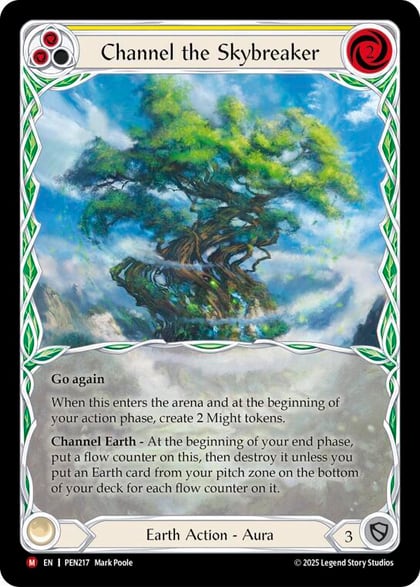 Channel The Skybreaker (Yellow) (Extended Art), Compendium of Rathe PEN217