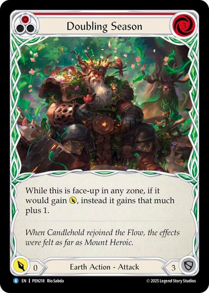 Doubling Season (Red), Compendium of Rathe PEN218