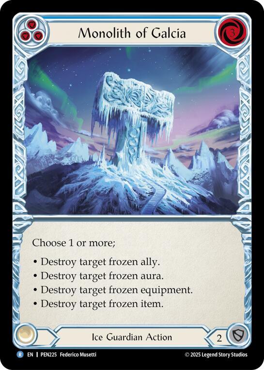 Monolith Of Galcia (Blue), Compendium of Rathe PEN225