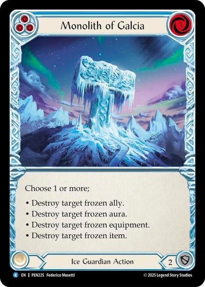 Monolith Of Galcia (Blue), Compendium of Rathe PEN225