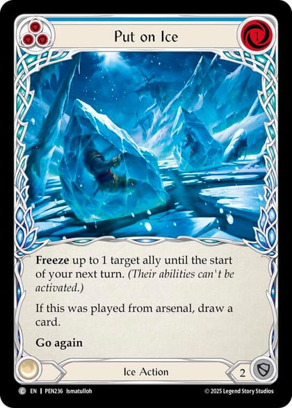 Put On Ice (Blue), Compendium of Rathe PEN236
