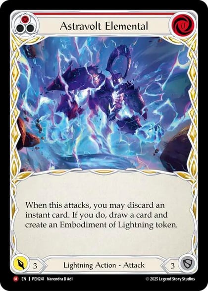 Astravolt Elemental (Red), Compendium of Rathe PEN241