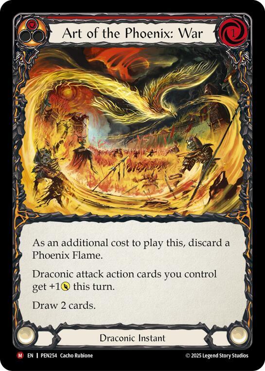 Art Of The Phoenix: War (Red), Compendium of Rathe PEN254