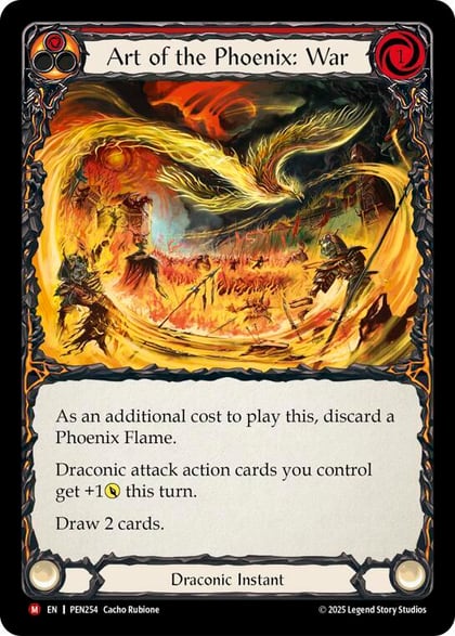 Art Of The Phoenix: War (Red), Compendium of Rathe PEN254