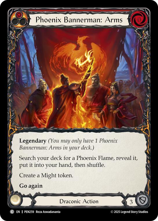 Phoenix Bannerman: Arms (Red), Compendium of Rathe PEN259