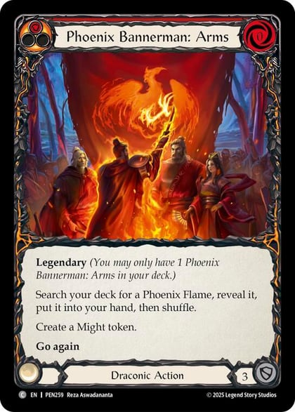 Phoenix Bannerman: Arms (Red), Compendium of Rathe PEN259
