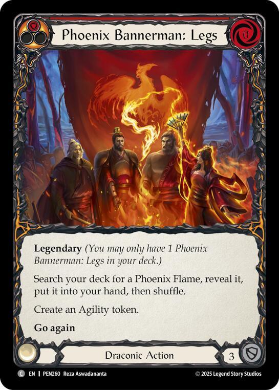 Phoenix Bannerman: Legs (Red), Compendium of Rathe PEN260