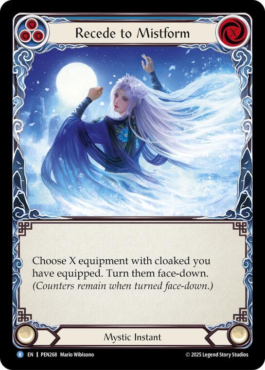 Recede To Mistform (Blue), Compendium of Rathe PEN268