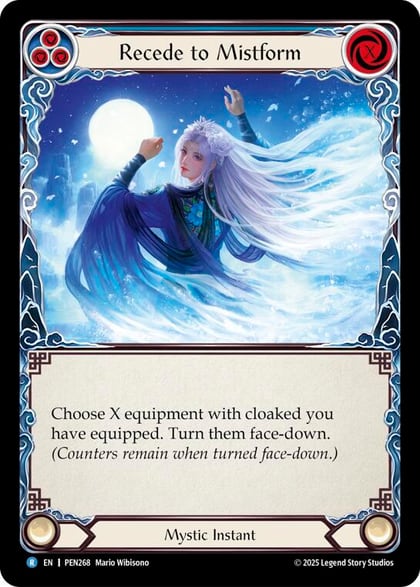 Recede To Mistform (Blue), Compendium of Rathe PEN268