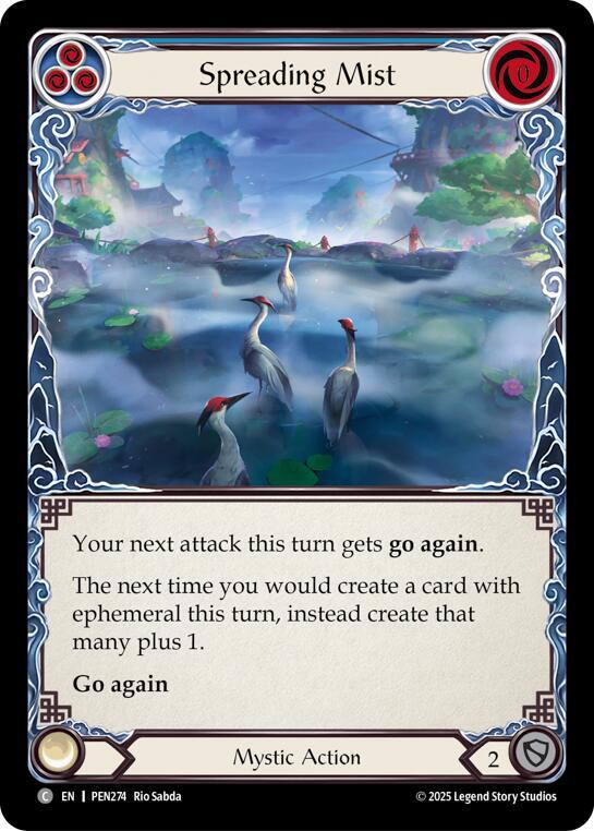 Spreading Mist (Blue), Compendium of Rathe PEN274