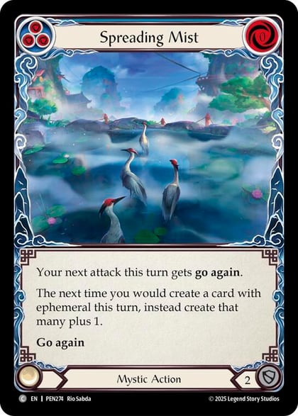 Spreading Mist (Blue), Compendium of Rathe PEN274