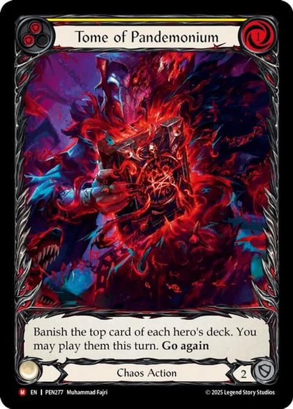 Tome Of Pandemonium (Yellow) (Extended Art), Compendium of Rathe PEN277