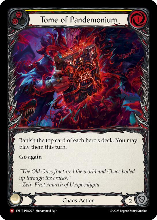 Tome Of Pandemonium (Yellow), Compendium of Rathe PEN277