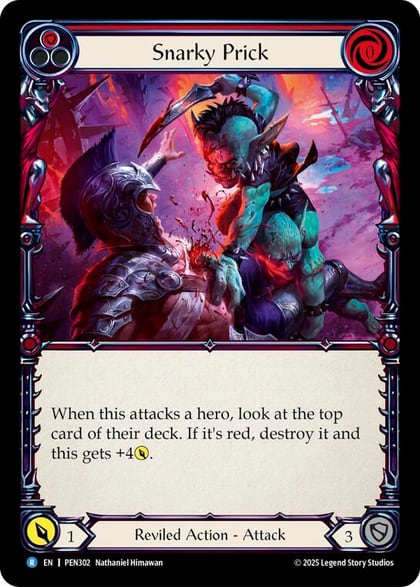Snarky Prick (Red), Compendium of Rathe PEN302