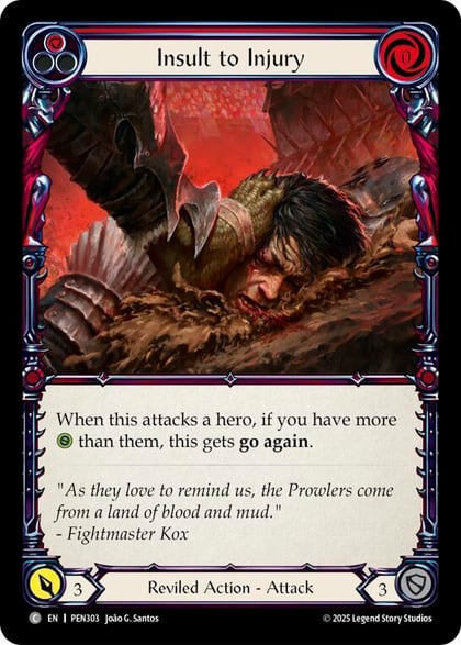 Insult To Injury (Red), Compendium of Rathe PEN303