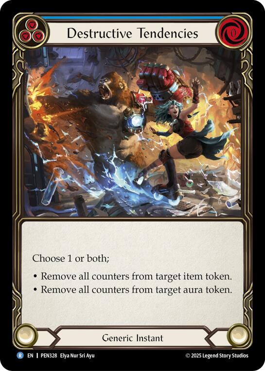 Destructive Tendencies (Blue), Compendium of Rathe PEN328