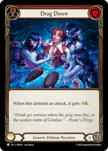 Drag Down (Red), Compendium of Rathe PEN331