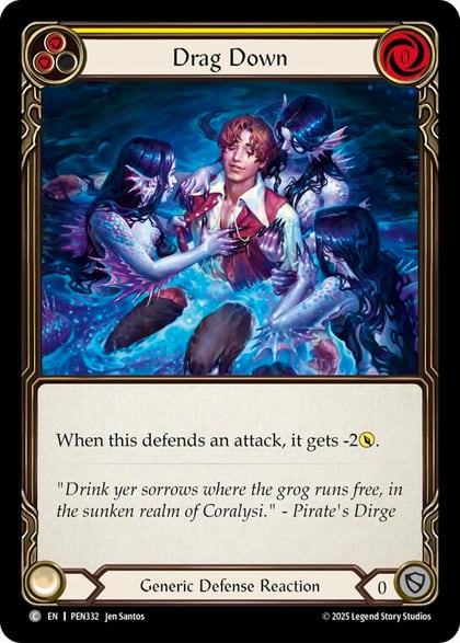 Drag Down (Yellow), Compendium of Rathe PEN332